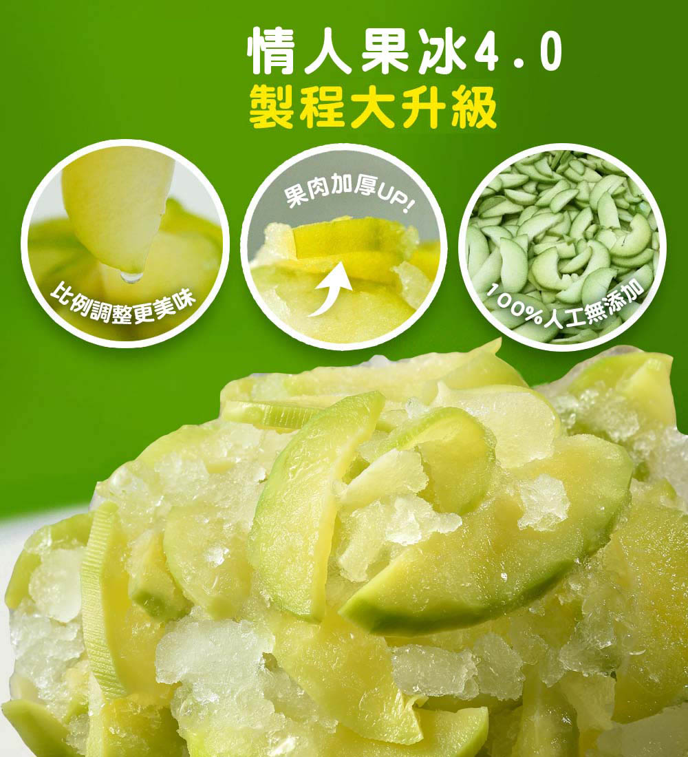 《手作情人果冰》誠心製作台灣原生品種金煌芒果冰升級版